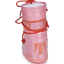 Bottes^Moon Boot - MB ICON JR GLITTER Rouge
