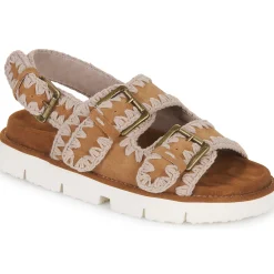 Sandales Et Nu-pieds^Mou - BIO TWO BUCKLES AND BACK STRAP Marron