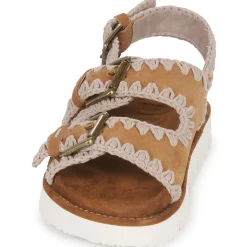 Sandales Et Nu-pieds^Mou - BIO TWO BUCKLES AND BACK STRAP Marron
