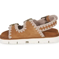 Sandales Et Nu-pieds^Mou - BIO TWO BUCKLES AND BACK STRAP Marron