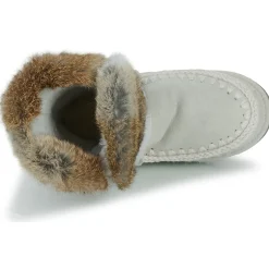 Bottines / Boots^Mou - ESKIMO LACE FUR Beige