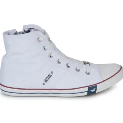 Baskets Mode^Mustang - GALLEGO Blanc