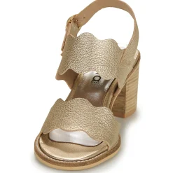 Sandales Et Nu-pieds^Myma - 7745MY02-SAND-TRUNCK-PLATIN=7745MYXX-CUIR-FOULONNE-TRUNK-PLATINE Doré