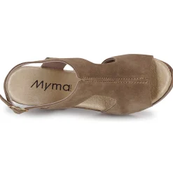 Sandales Et Nu-pieds^Myma - POULISSA Taupe