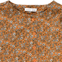 Robes^Name it - NKFKRINFRA LS DRESS Orange