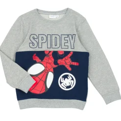 Sweats & Polaires^Name it - NMMJUBI SPIDEY SWEAT UNB MAR Gris