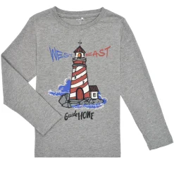 T-shirts & Polos^Name it - NMMOLEG LS TOP Gris