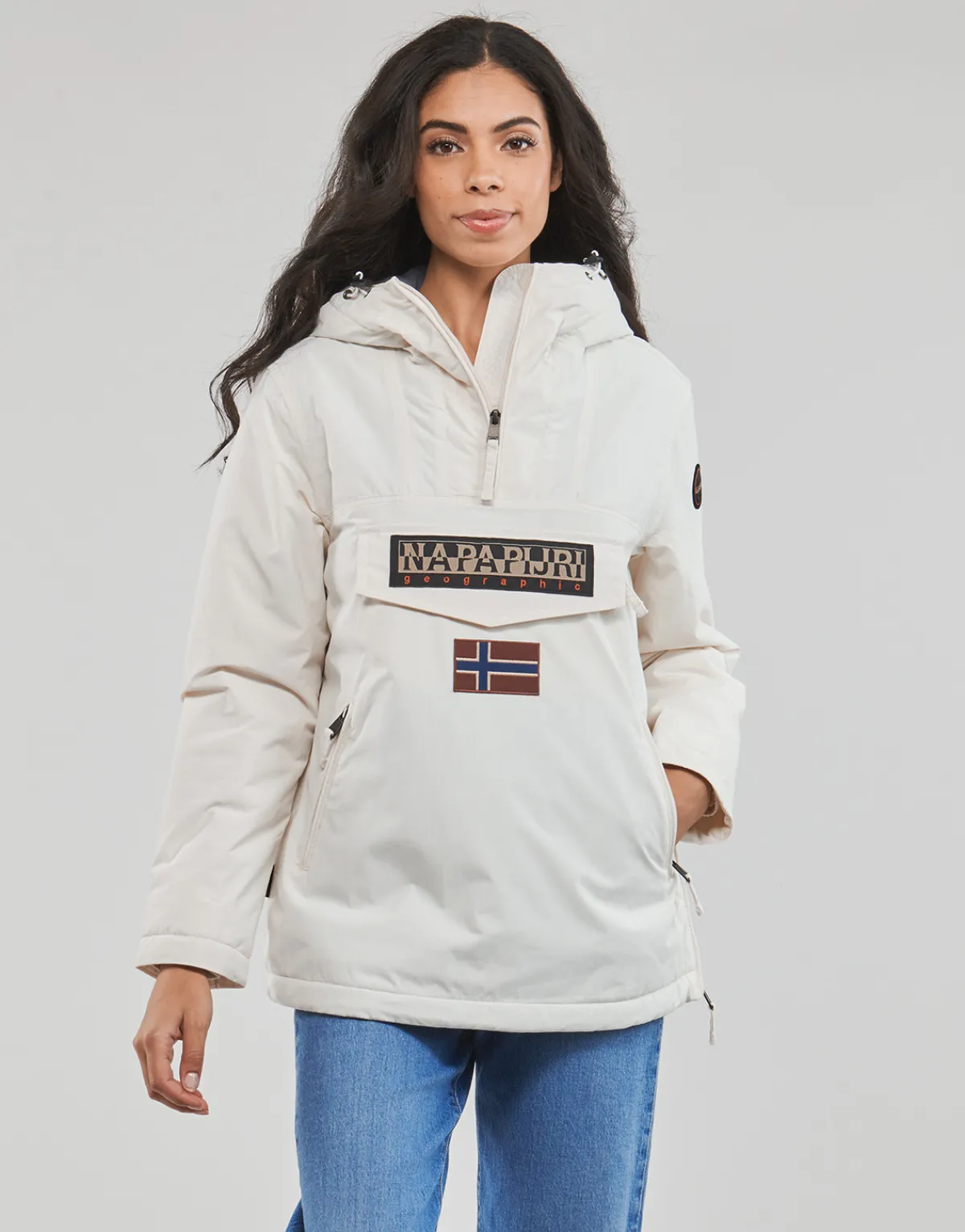 Manteaux^Napapijri - RAINFOREST POCKET Beige