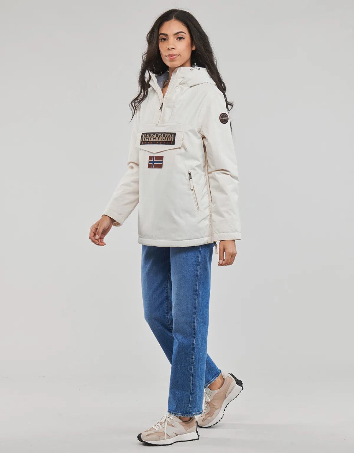 Manteaux^Napapijri - RAINFOREST POCKET Beige