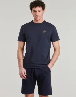 T-shirts & Polos^Napapijri - S BADGE Marine