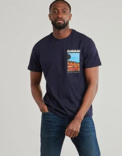 T-shirts & Polos^Napapijri - S-VALDOR Marine