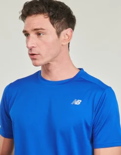 T-shirts & Polos^New Balance - CORE RUN SHORT SLEEVES Bleu