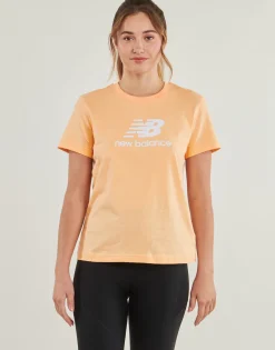 T-shirts & Polos^New Balance - LOGO JERSEY TEE Corail