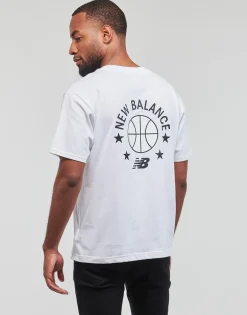 T-shirts & Polos^New Balance - MT33582-WT Blanc