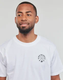 T-shirts & Polos^New Balance - MT33582-WT Blanc