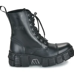 Bottines / Boots^New Rock - WALL Noir
