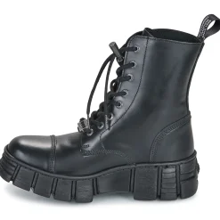 Bottines / Boots^New Rock - WALL Noir