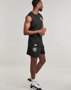 Shorts & Bermudas^New-Era - LEAGUE ESSENTIALS SHORT Noir