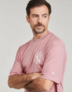 T-shirts & Polos^New-Era - LEAGUE ESSENTIALS TEE NEW YORK YANKEES Rose