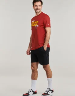 T-shirts & Polos^New-Era - NBA ESSENTIALS TEE MIAMI HEAT Rouge