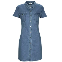 Robes^Noisy May - NMJOY  S/S DRESS MB NOOS BleuMedium