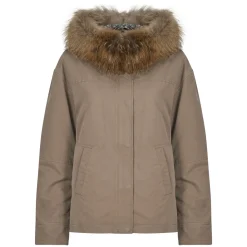 Manteaux^Oakwood - SYMA (raccon fur) Camel