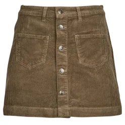 Jupes^Only - ONLAMAZING HW CORD SKIRT PNT Marron