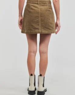Jupes^Only - ONLAMAZING HW CORD SKIRT PNT Marron