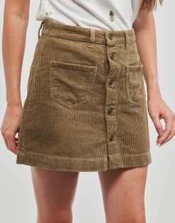 Jupes^Only - ONLAMAZING HW CORD SKIRT PNT Marron