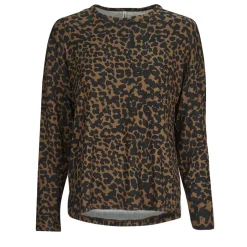 Tops / Blouses^Only - ONLANA L/S AOP TOP CC JRS Marron