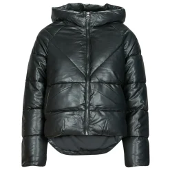 Manteaux^Only - ONLANJA FAUX LEATHER PUFFER CC OTW Noir