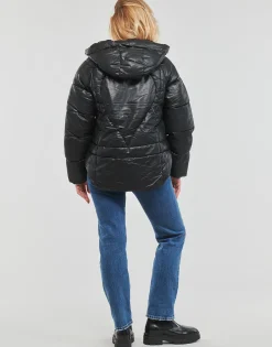 Manteaux^Only - ONLANJA FAUX LEATHER PUFFER CC OTW Noir
