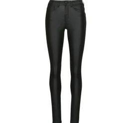 Jeans^Only - ONLANNE K MID WAIST COATED PNT Noir