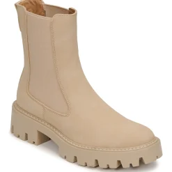 Bottines / Boots^Only - ONLBETTY-1 NUBUCK PU BOOT Camel