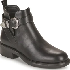 Bottines / Boots^Only - ONLBLOOM-5 PU BUCKLE BOOT Noir