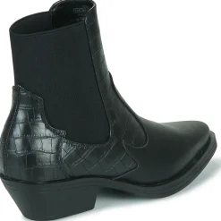Bottines / Boots^Only - ONLBRONCO-2 SHORT PU COWBOY BOOT Noir