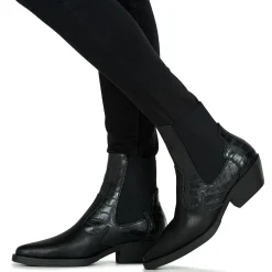 Bottines / Boots^Only - ONLBRONCO-2 SHORT PU COWBOY BOOT Noir