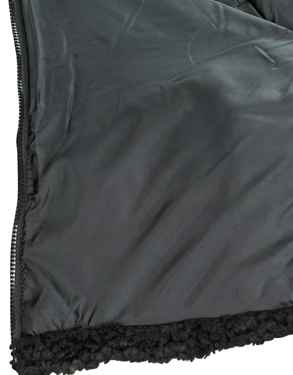 Vestes^Only - ONLELLIE SHERPA HOODED JACKET CC OTW Noir