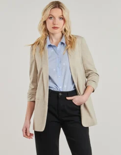 Vestes^Only - ONLELLY 3/4 LIFE Beige
