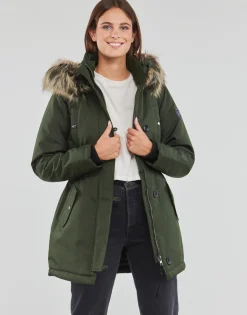 Manteaux^Only - ONLIRIS FUR WINTER PARKA CC OTW Kaki