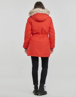Manteaux^Only - ONLIRIS FUR WINTER PARKA CC OTW Rouge