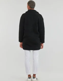 Manteaux^Only - ONLNEWAURELIA SHERPA COAT CC OTW Noir