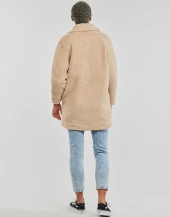 Manteaux^Only - ONLNEWAURELIA SHERPA COAT CC OTW Beige