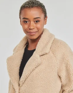 Manteaux^Only - ONLNEWAURELIA SHERPA COAT CC OTW Beige