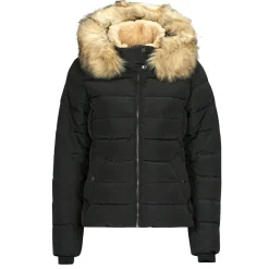 Manteaux^Only - ONLNEWCAMILLA FUR HOOD JACKET CC OTW Noir