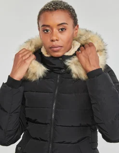 Manteaux^Only - ONLNEWCAMILLA FUR HOOD JACKET CC OTW Noir