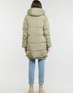 Manteaux^Only - ONLNEWNORA LONG PUFFER COAT CC OTW Beige
