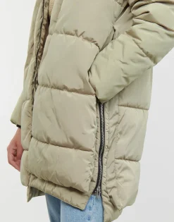 Manteaux^Only - ONLNEWNORA LONG PUFFER COAT CC OTW Beige