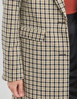 Manteaux^Only - ONLNORMA ASTRID CHECK COAT CC OTW Multicolore