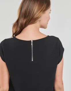 T-shirts & Polos^Only - ONLVIC S/S SOLID TOP  PTM Noir